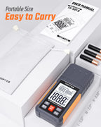 Decibel Meter, TopTes TS-501B Sound Level Meter with 2.25” Backlit LCD Screen, Portable SPL Tester with A/C Weighted, Range 30-130dB, MAX/MIN, Data Hold, Use for Home, Noisy Neighbor, Factory - Orange