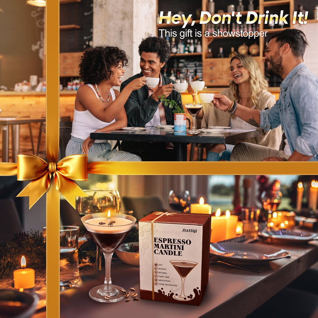 Espresso Martini Candle, Espresso Martini Gifts, Coffee Scented Candle