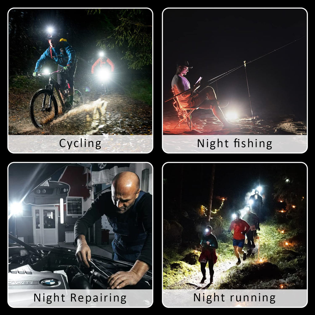 MAKDAK COB Rechargeable Keychain Flashlight 4Pack, High Lumen Super Bright LED Work Light with Magnet,Clip,Bottle Opener for Dog Walking,Car Repair, Emergency,Camping,EDC