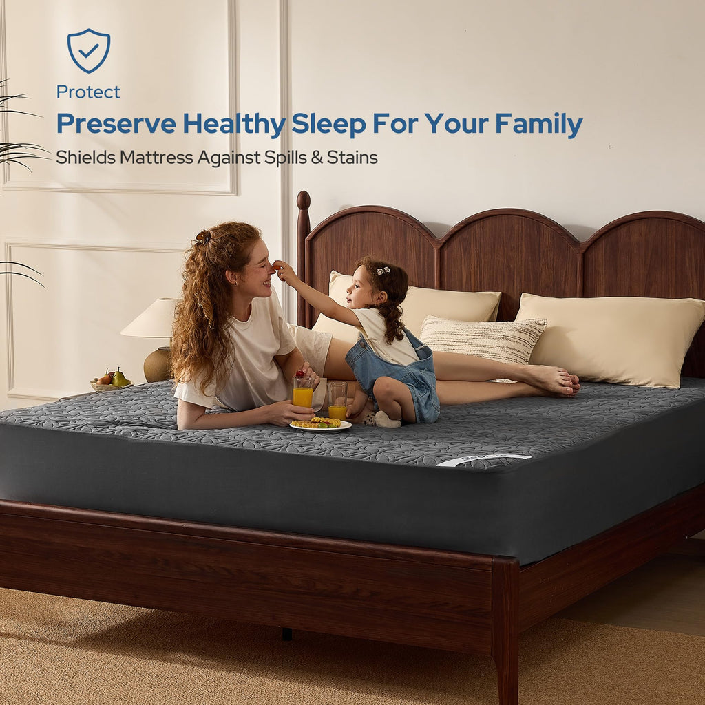 BEDLORE Waterproof Mattress Protector, Full Size Mattress Pad