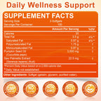 Pumpkin Seed Oil with Saw Palmetto, 3500mg Max Strength per Serving, 300 Softgels, Cold-Pressed with Essential Fatty Acids & Phytosterols, Supports Immune, Hair, Bladder & Prostate Health