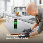3M Hi-Strength Spray Adhesive Glue 90 CA, Clear Color, 19.0 oz Net Wt Can
