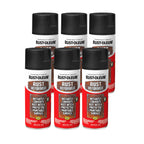 Rust-Oleum 248658-6PK Stops Rust Reformer Spray Paint, 10.25 oz, Black, 6 Pack