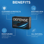 Defense Soap 5pk All Natural Tea Tree Bar Soap for Men | Made by Wrestlers with Tea Tree Oil & Eucalyptus Oil to Promote Healthy Skin