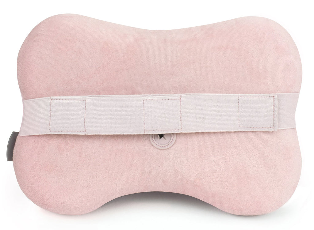 Zyllion Shiatsu Back and Neck Massager with Heat - 3D Electric Kneading Deep Tissue Massage Pillow for Muscle Pain Relief, Pink, ZMA-13