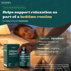 Moddy's Nutrition DreamHeight Growth Supplement for Kids & Teens, Bone, Immune & Sleep Support, Clinically Studied Formula, 120 Small Easy-to-Swallow Capsules