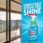 Windex Glass and Window Cleaner Spray Bottle, Packaging Designed to Prevent Leakage and Breaking, Surface Cleaning Spray, Original Blue Scent, 23 Fl Oz