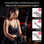 MhIL Workout Gloves for Women ��� Breathable Gym Gloves for Women with Palm Protection and Enhanced Grip ��� Padded Weight Lifting Glove for Womens with Wrist Wraps Support Weightlifting Exercise Cycling