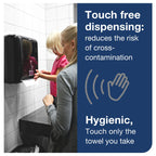 Tork Matic Paper Towel Dispenser, Intuition Sensor, Black, Elevation, H1, non-contact One-at-a-Time dispensing, 5511282