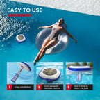 Enhulk PI25 Solar Pool Ionizer, Floating Copper Ionizer for Pool - Cleans Pools Up to 40,000 Gallons, Ideal for Above Ground, In-Ground Pools, Spas, and Hot Tubs