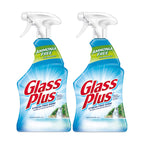 Glass Plus Glass Cleaner, 32 fl oz Bottle, Multi-Surface Glass Cleaner (Pack of 2)