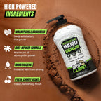 Grip Clean Ultra Heavy Duty Hand Cleaner for Mechanics – Walnut Shell & Clay-Infused Technology Removes Grease, Oil & Paint – Pro-Grade Industrial Hand Soap with Cherry Scent - 32 Fl Oz