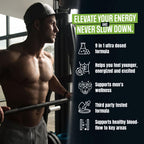 Nutrimend IQ Male Boost Ultra - The Ultimate Male Supplement - Fast Acting Blood Flow Support - Gain Muscle, Strength, Stamina - Overall Test Level Support - HornyGoatWeed + 8 More - 60 Capsules