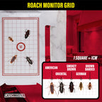 Catchmaster Cockroach Trap with Powerful Food-Based Bait – Glue Traps (10-Pk) Roach Killer for House – Kitchen, Bathroom & Garage, Indoor Pest Control and Bug Catcher Solution