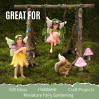 PRETMANNS Fairies for Fairy Garden Outdoor Accessories Kit - 6 Pieces
