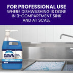 Dawn PRO Manual Pot and Pan Detergent, Dish Soap Liquid for Dishwashing by Hand, Bulk Concentrate for Commercial Use, 1 gal (Case of 2)