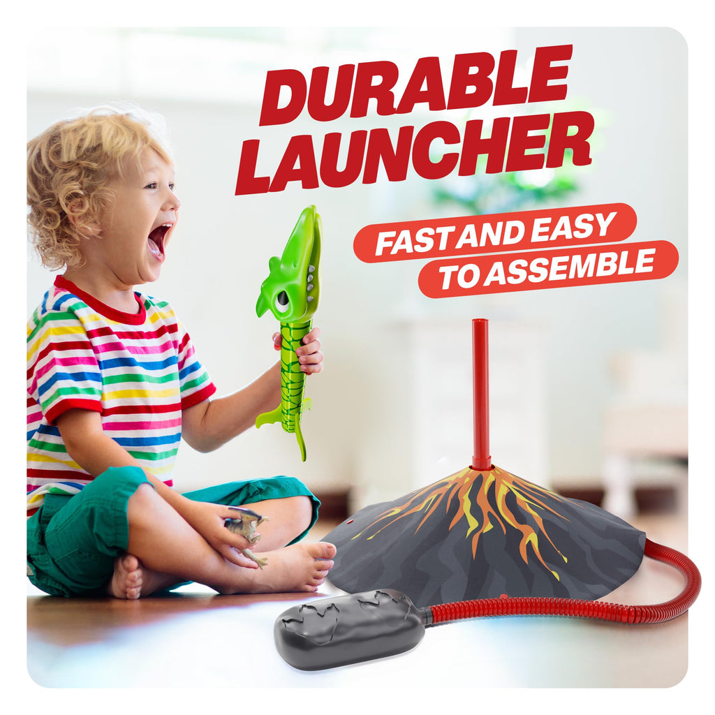 Dinosaur Toy Rocket Launcher for Kids - Birthday Toys for Kids 3-5 5-7 4-6