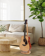 Musbeat Guitar Stand, Acoustic Guitar Stand, Red Oak Wooden Guitar Stand, Floor Guitar Stand for Acoustic Guitar, Mandolin, Wood Guitar Stand for Home, Living Room Decoration, Guitar Gifts for Men
