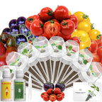Mixed Cherry Tomato Seed Pod Kit Compatible with AeroGarden, Ahopegarden,URUQ, LETPOT Hydroponic Growing System, 8 Complete Pods with Red, Golden, Black, Purple & Strawberry Fruit Tomato Seeds