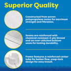 In The Swim 48 sq. ft. Complete DE Pool Filter Grid Set (7 Full, 1 Partial) AA18003 - Replacement 48 sq. ft. DE Pool Filters