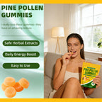 JXlspe Primal Source Pine Pollen Gummies-Herbal Extracts Combined with Gummy-Maximum Absorption - Men's Daily Energy & Recovery Supplement (1)