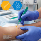 MED PRIDE Disposable Surgical Scalpels, Sterile, #11 Steel Blade, 10-Pack