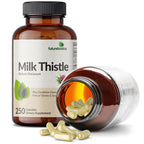 Futurebiotics Milk Thistle Silymarin Marianum & Dandelion Extract Liver Health Support, Antioxidant Support, Detox, 250 Capsules