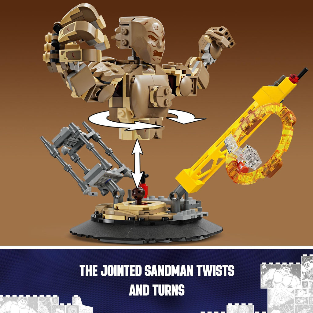 LEGO Marvel Spider-Man vs. Sandman: Final Battle Building Toy - Pretend Play Kids Toy for Fans - 10 Year Old Boy & Girl Birthday Gifts - with Movable Pieces - 76280