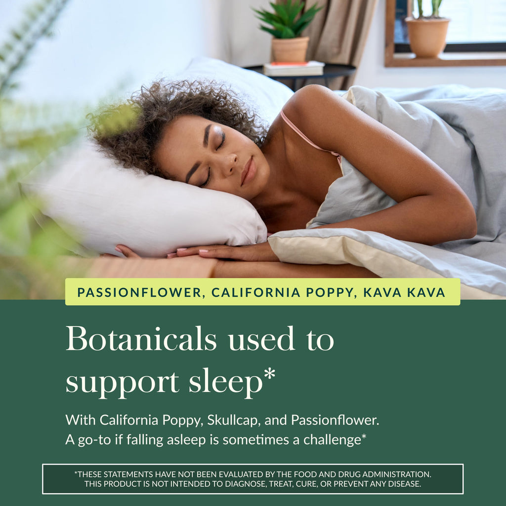 Gaia Herbs Sound Sleep - Sleep Support Supplement - Herbal, Plant-Powered Support for Calm & Relaxation* - Valerian Root, Passionflower & More - 120 Vegan Liquid Phyto-Capsules (40 Servings)