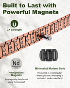 MagEnergy Copper Bracelet for Men-3X Copper Magnetic Bracelets-Ring Set