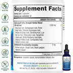 Ridgecrest Herbals ClearLungs Liquid Herbal Supplement, Orange Flavor Alcohol Free for Adults and Kids, Natural Lung and Nasal Wellness Formula for Bronchial and Mucus Support (2 fl oz, 29 Servings)