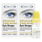 The Eye Doctor Dry Eye Drops, Advanced Triple Action Formula – Lipid-Based Eye Drop for MGD, Blepharitis & Evaporative Dry Eye, Preservative Free, Contact Lens Friendly, 600 Drops, 2X 10ml