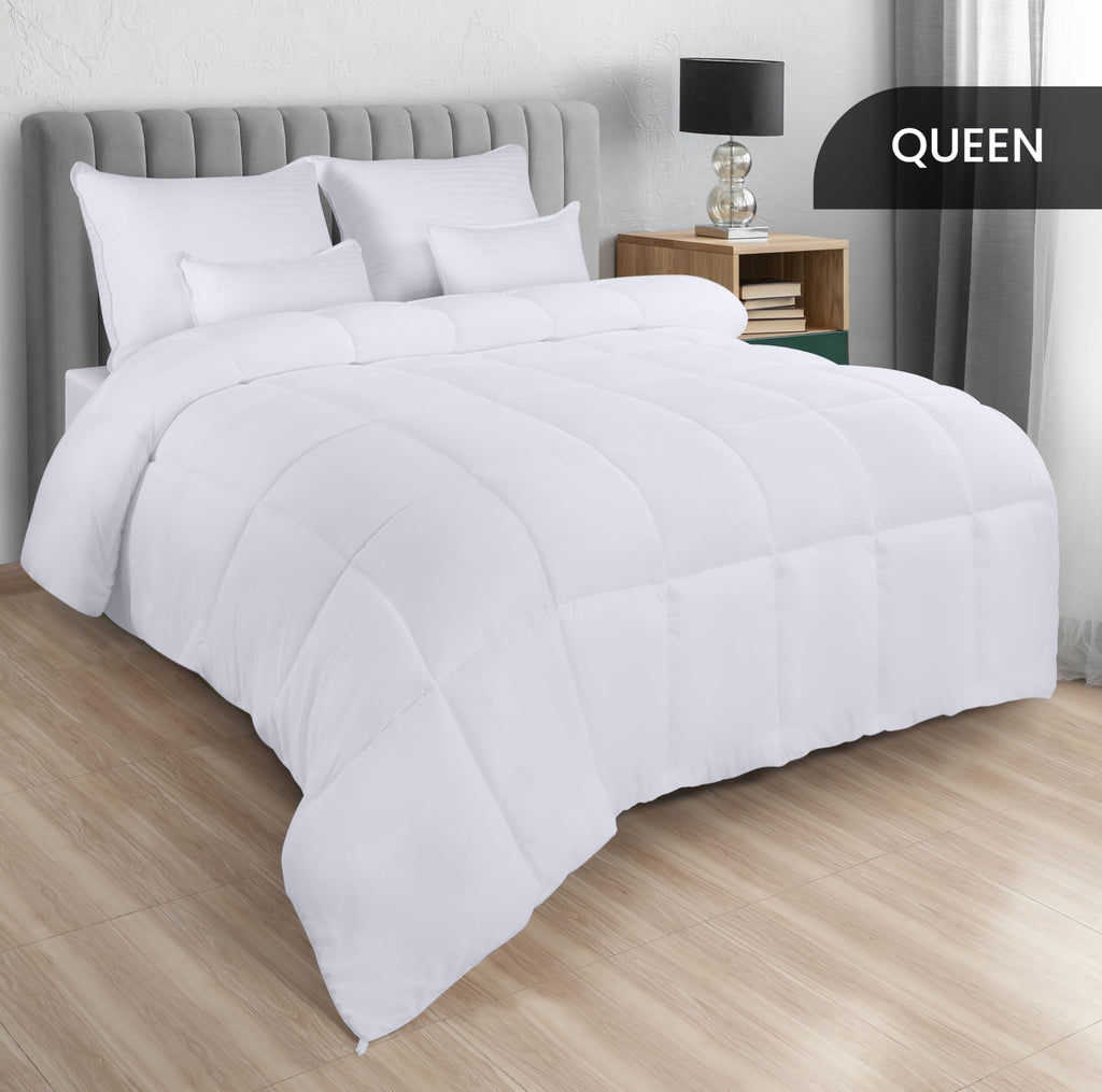 Utopia Bedding Duvet Insert, Comforters Queen Size 88 x 88 Inches, White