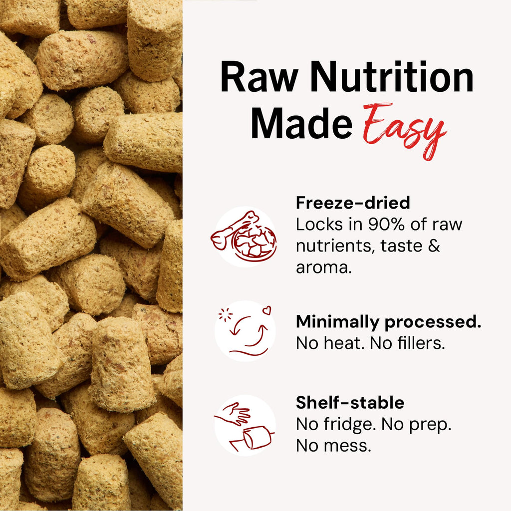 Stella & Chewy's Freeze Dried Raw Chewy’s Chicken Meal Mixers – Dog Food Topper for Small & Large Breeds – Grain Free, Protein Rich Recipe – 8 oz Bag