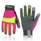 HANDLANDY Work Gloves for Women, Breathable Gardening Glove for Yard Maintenance, Hand Protection with Touch Screen for Gardeners, Farmers, Landscapers and Movers