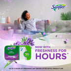 Swiffer Sweeper Wet Mopping Cloths with Febreze Freshness, Lavender Vanilla & Comfort, 24 Count (Pack of 2)