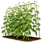 Tegarbed 48x46 in U-Shape Cucumber Trellis for Climbing Plants Outdoors
