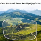 2026 New Self Intelligent Dual Focus Glasses, Precision Vision Aid Tool, Precision Vision Aid Glasses, Adjustable Auto Focus Eyeglasses for Women Men (2 Set)
