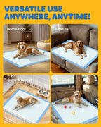 Powools Puppy Pads for Dogs, 34x28 in, 6-Layer Leakproof, 50-Pack