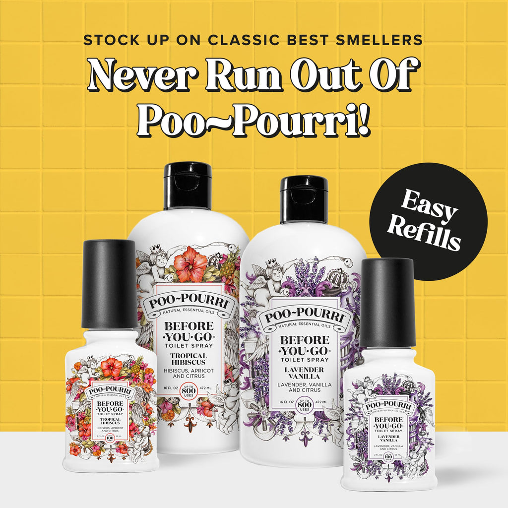 Poo-Pourri Before-You-Go Toilet Spray Refill, Original Citrus, 16 Fl Oz