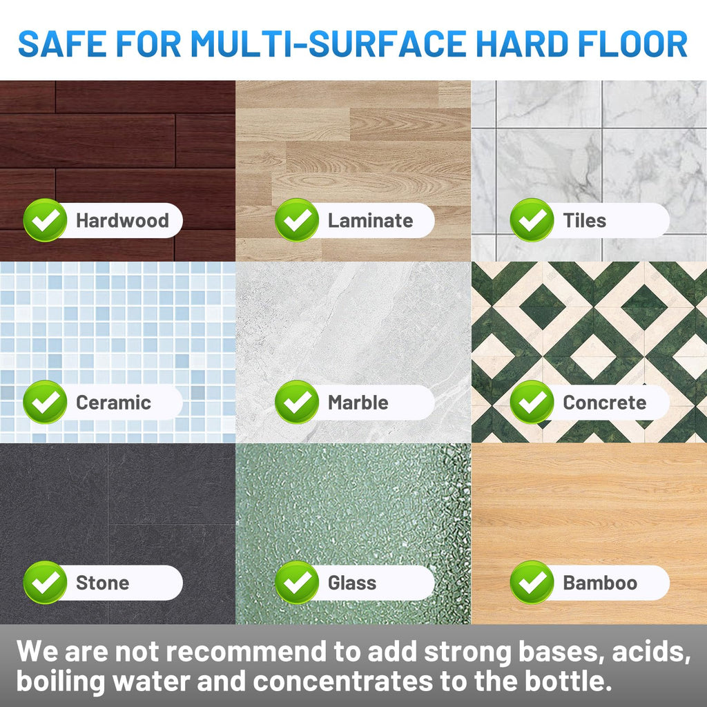 IOPRETTY Microfiber Hardwood Floor Mop - Spray Mop with 4 Washable Pads