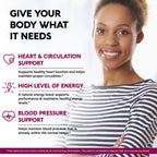Beet Root 5-in-1 Complex Capsules - Healthy Blood Pressure Support Supplement** for Heart & Circulation Support - Olive Leaf, Hawthorn Berry & Hibiscus - for Men & Women - Made in USA, 120 Capsules