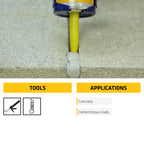 SIKA Sikaflex Self-Leveling Sealant, Gray Polyurethane, Fast Curing, for Concrete Expansion Joints, Waterproof, Paintable, Fills Cracks up to 1.5 in., 10.1 fl. oz Cartridge