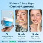 MySweetSmile Teeth Whitening Powder – 6 Month Supply – Removes Years of Coffee, Tea, Smoking & Ageing Stains – Dentist-Approved & Enamel-Safe – IndyBest Award-Winning Whitener – Fresh Mint Flavour