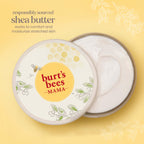 Burt's Bees Mama Belly Butter Stretch Mark Cream for Pregnancy Massages Body & Reduces Scar Appearance, Prenatal & Postnatal Tummy Skin Care, Shea Butter & Vitamin E Rich Formula, 6.5 Oz (Pack of 3)