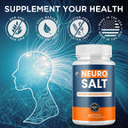 (3 Pack) Neuro Salt Capsules, NeuroSalt Pills with All Natural Ingredients, Advanced Neuro Salt Capsules Overall Health and Wellness Supplement Formula with Max Strength Multivitamin (180 Capsules)