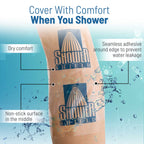 Catheter Cover for Shower – 7 x 7 Inch, 1 Week Supply –Dialysis Port Cover, Prevents Water Damage, Keeps Dressed Wounds Dry – Disposable, Waterproof, Transparent