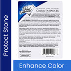Color Enhancer Sealer for All-Natural Stone and Pavers. Marble, Travertine, Limestone, Granite, Slate, Concrete, Grout, Brick, Block. (1-Quart)