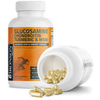 Bronson Glucosamine Chondroitin Turmeric & MSM Advanced Joint & Cartilage Formula, Supports Healthy Joints, Mobility & Cartilage - Non-GMO, 360 Capsules