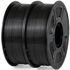 iSANMATE ASA Filament 1.75mm Bundle 2KG (4.4lbs), UV & Weather Resistant 3D Printer Filament Perfect for Outdoor Functional Parts, Black+Black
